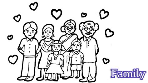 Joint family drawing .